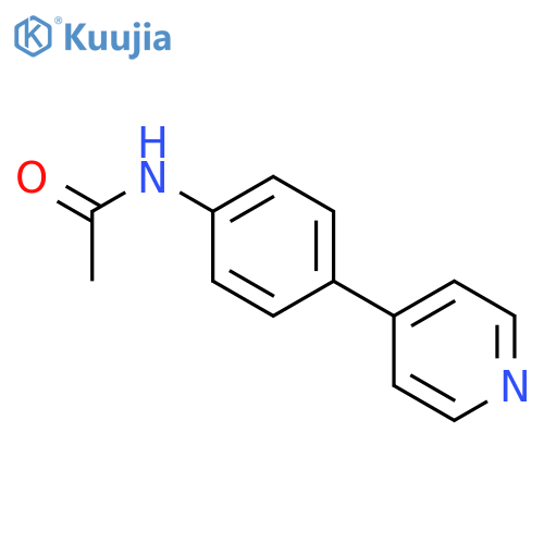 Acetamide, N-[4-(4-pyridinyl)phenyl]- structure