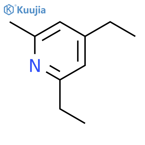 Pyridine, 2,4-diethyl-6-methyl- structure