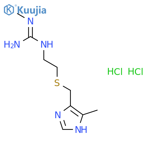 Descyano Cimetidine Dihydrochloride Salt structure