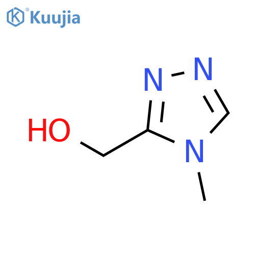 (4-Methyl-4H-1,2,4-triazol-3-yl)methanol structure