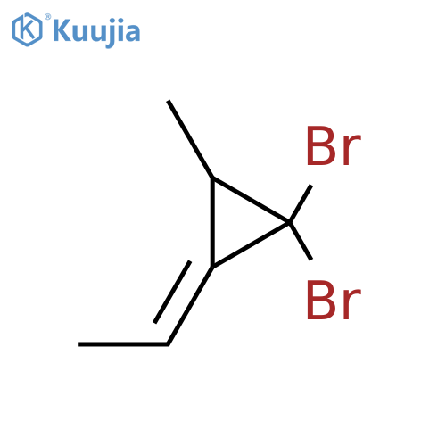 1,1-Dibromo-2-ethylidene-3-methylcyclopropane structure