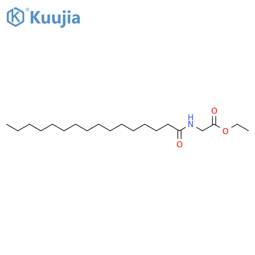 Glycine, N-(1-oxohexadecyl)-, ethyl ester structure