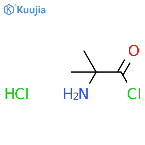 Propanoyl chloride, 2-amino-2-methyl-, hydrochloride structure