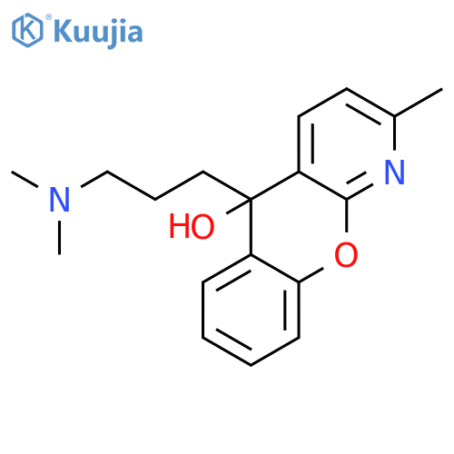 5-[3-(dimethylamino)propyl]-2-methyl-5H-chromeno[2,3-b]pyridin-5-ol structure