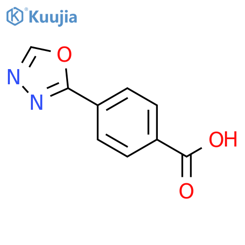 4-(1,3,4-Oxadiazol-2-yl)benzoic acid structure