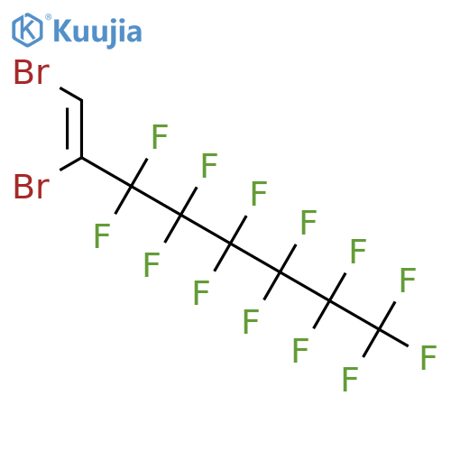 1,2-Dibromo-1-(perfluoro-n-hexyl)ethylene structure