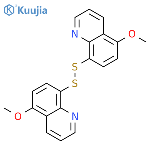 Quinoline, 8,8'-dithiobis[5-methoxy- structure