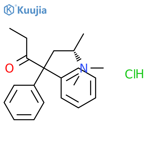3-Heptanone,6-(dimethylamino)-4,4-diphenyl-, hydrochloride (1:1), (6R)- structure