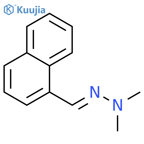 1-Naphthalenecarboxaldehyde,2,2-dimethylhydrazone structure