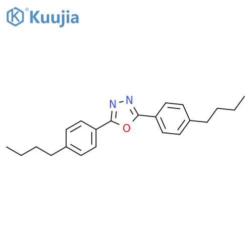 1,3,4-Oxadiazole, 2,5-bis(4-butylphenyl)- structure