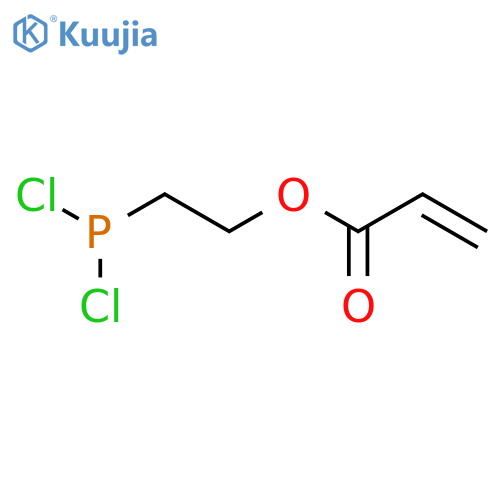 2-Propenoic acid, 2-(dichlorophosphino)ethyl ester structure