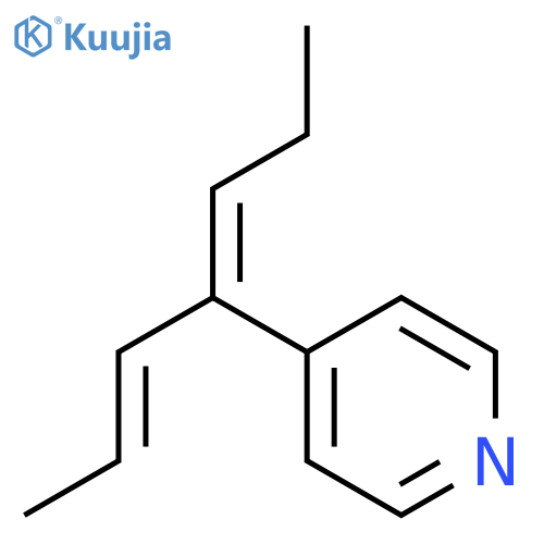 4-(1-propenyl butenyl) pyridine structure
