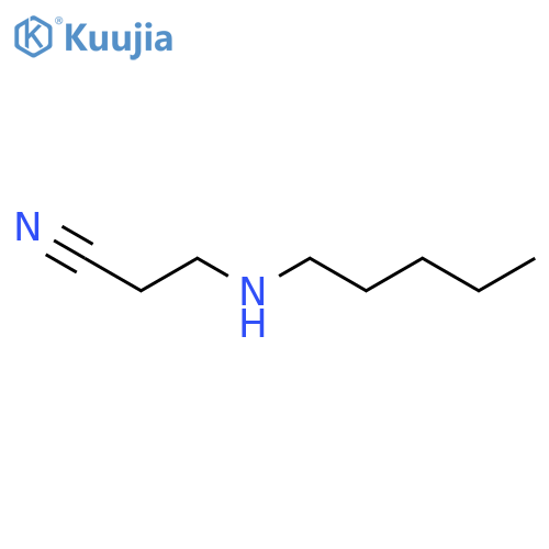 3-(Pentylamino)propanenitrile structure