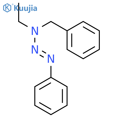 N-benzyl-n-phenyldiazenylethanamine structure