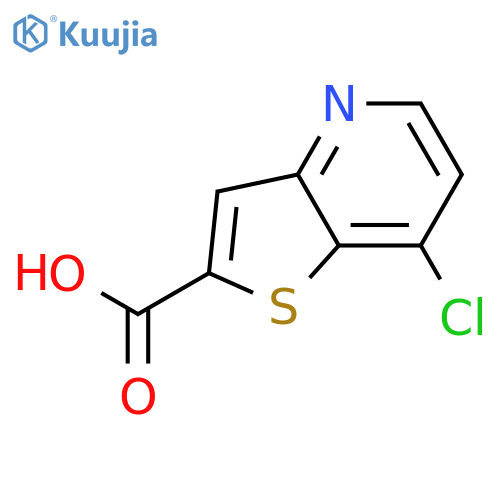 7-Chlorothieno[3,2-b]pyridine-2-carboxylic acid structure
