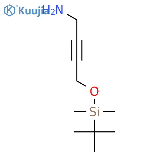 2-Butyn-1-amine, 4-[[(1,1-dimethylethyl)dimethylsilyl]oxy]- structure