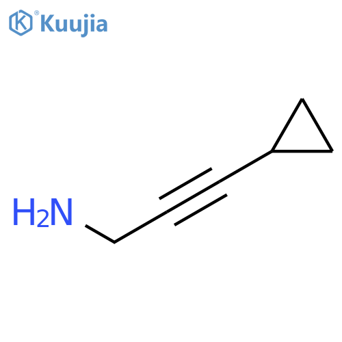 3-cyclopropylprop-2-yn-1-amine structure