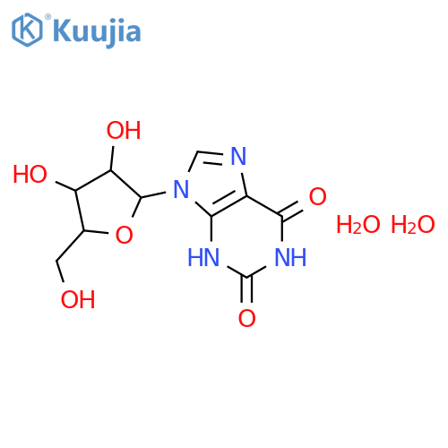 Xanthosine Dihydrate structure
