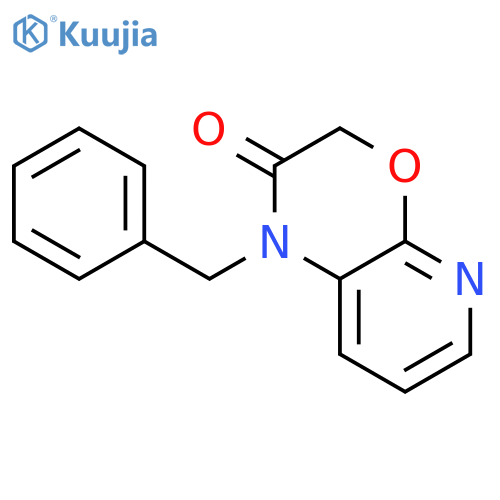 1H-PYRIDO[2,3-B][1,4]OXAZIN-2(3H)-ONE, 1-(PHENYLMETHYL)- structure