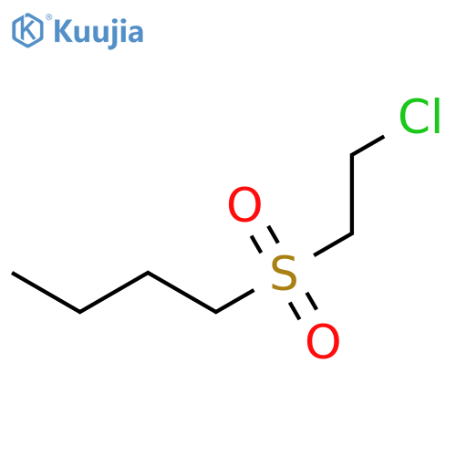 BUTANE, 1-[(2-CHLOROETHYL)SULFONYL]- structure