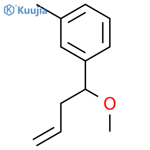 BENZENE, 1-(1-METHOXY-3-BUTENYL)-3-METHYL- structure