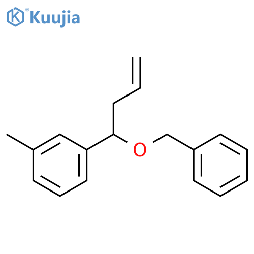BENZENE, 1-METHYL-3-[1-(PHENYLMETHOXY)-3-BUTENYL]- structure