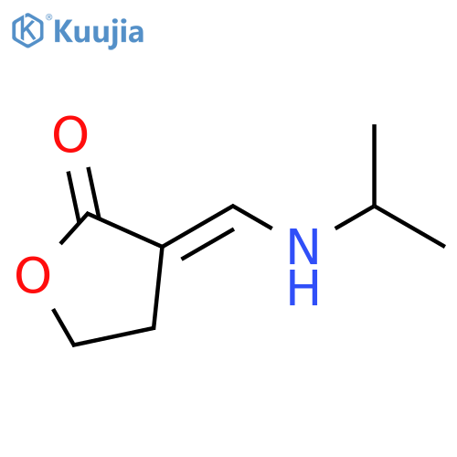 2(3H)-Furanone, dihydro-3-[[(1-methylethyl)amino]methylene]-, (3E)- (9CI) structure