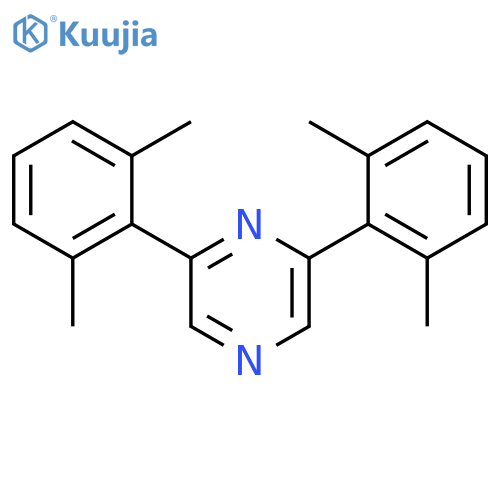 PYRAZINE, 2,6-BIS(2,6-DIMETHYLPHENYL)- structure