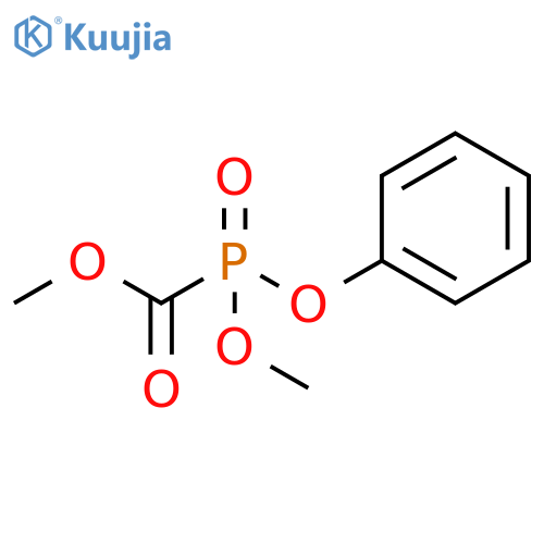Phosphinecarboxylic acid, 1-methoxy-1-phenoxy-, methyl ester, 1-oxide structure