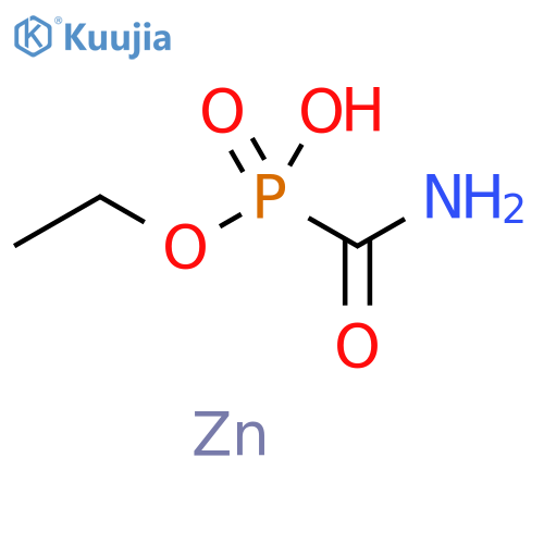 Phosphonic acid, (aminocarbonyl)-, monoethyl ester, zinc salt (2:1) (9CI) structure