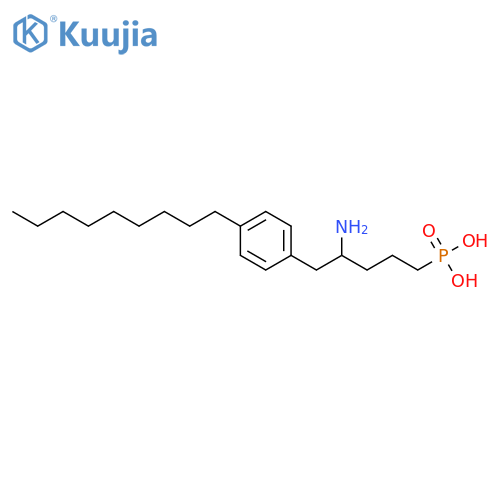 PHOSPHONIC ACID, [4-AMINO-5-(4-NONYLPHENYL)PENTYL]- structure