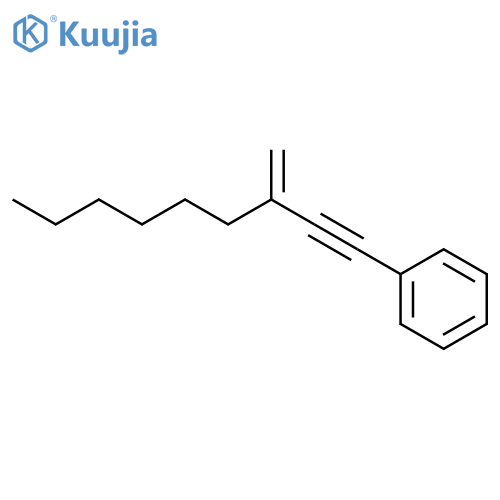 BENZENE, (3-METHYLENE-1-NONYNYL)- structure