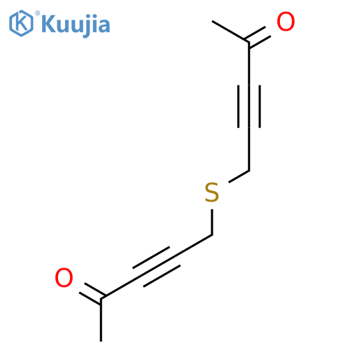 3-PENTYN-2-ONE, 5,5'-THIOBIS- structure