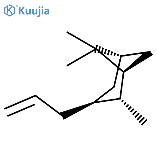 BICYCLO[3.1.1]HEPTANE, 2,6,6-TRIMETHYL-3-(2-PROPENYL)-, (1S,2R,3S,5S)- structure