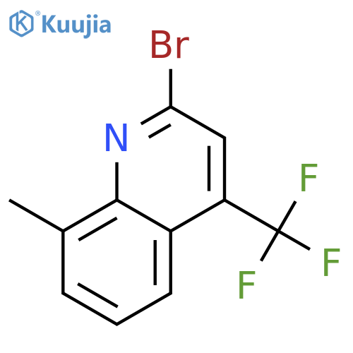 2-Bromo-8-methyl-4-(trifluoromethyl)quinoline structure