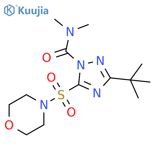 1H-1,2,4-Triazole-1-carboxamide,3-(1,1-dimethylethyl)-N,N-dimethyl-5-(4-morpholinylsulfonyl)- structure