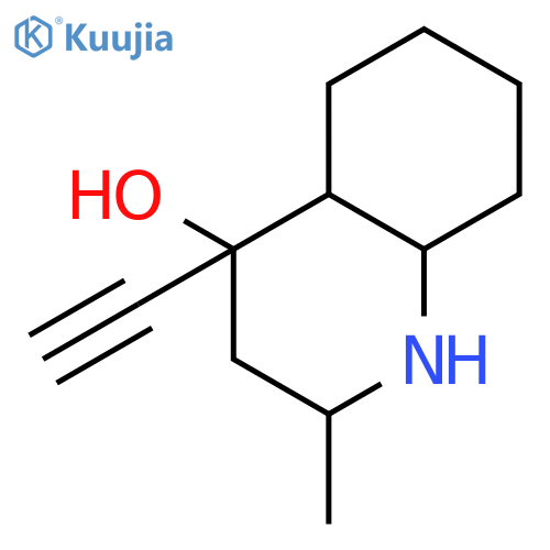 4-Quinolinol,4-ethynyldecahydro-2-methyl- structure