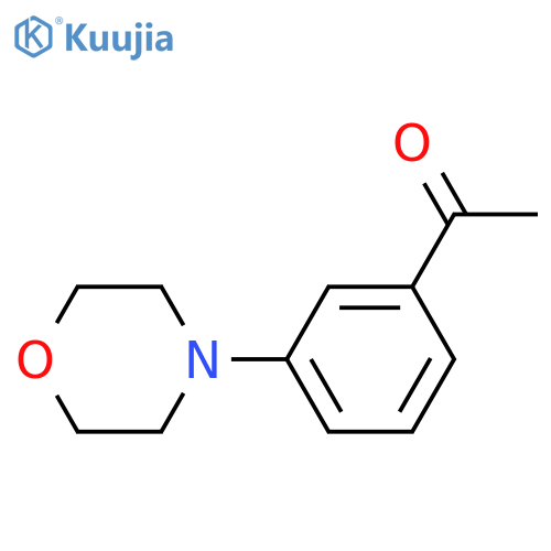 1-[3-(morpholin-4-yl)phenyl]ethan-1-one structure