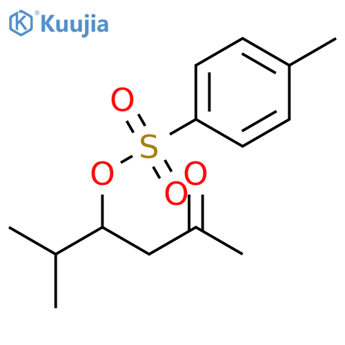 2-Hexanone, 5-methyl-4-[[(4-methylphenyl)sulfonyl]oxy]- structure