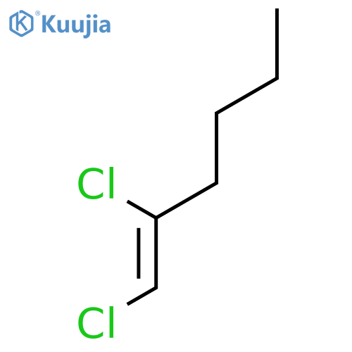 1-Hexene, 1,2-dichloro-, (Z)- structure