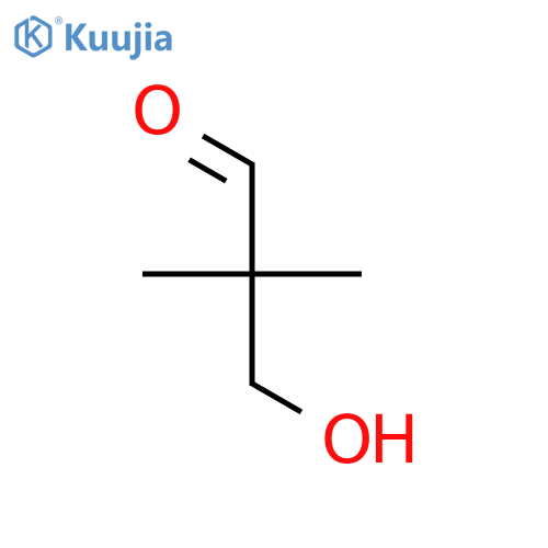 3-Hydroxy-2,2-dimethylpropanal structure