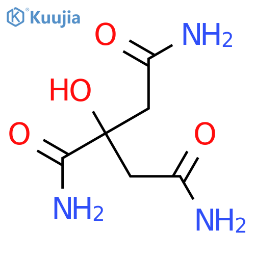 1,2,3-Propanetricarboxamide,2-hydroxy- structure