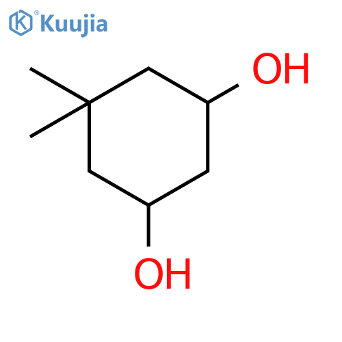 5,5-dimethylcyclohexane-1,3-diol structure