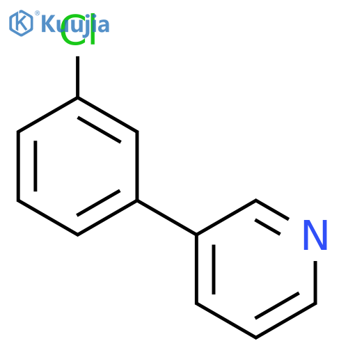 3-(3-chlorophenyl)pyridine structure