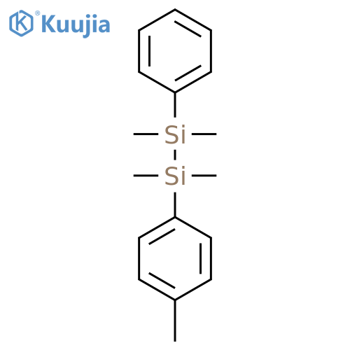 Disilane, 1,1,2,2-tetramethyl-2-(4-methylphenyl)-1-phenyl- structure
