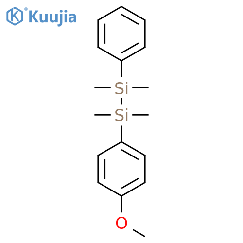 Disilane, 1-(4-methoxyphenyl)-1,1,2,2-tetramethyl-2-phenyl- structure