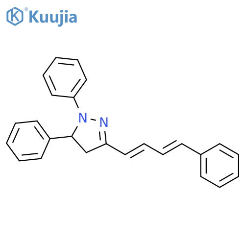 4,5-Dihydro-1,5-diphenyl-3-(4-phenyl-1,3-butadien-1-yl)-1H-pyrazole structure
