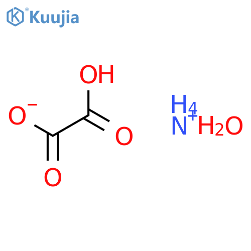 Ethanedioic acid,ammonium salt, hydrate (1:1:1) structure