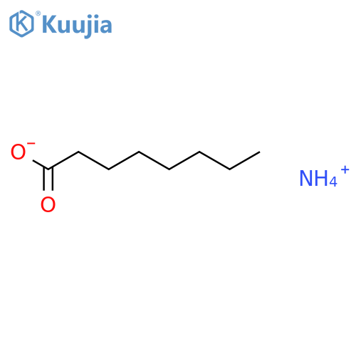 Octanoic acid, ammoniumsalt (1:1) structure