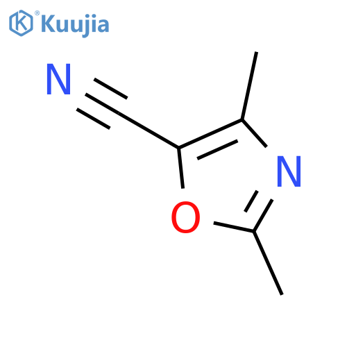 5-Oxazolecarbonitrile, 2,4-dimethyl- structure